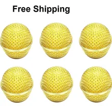 Упаковка из 10 шт. сетки микрофонная решетка для beta58 565SD-LC, микрофон, позолоченный