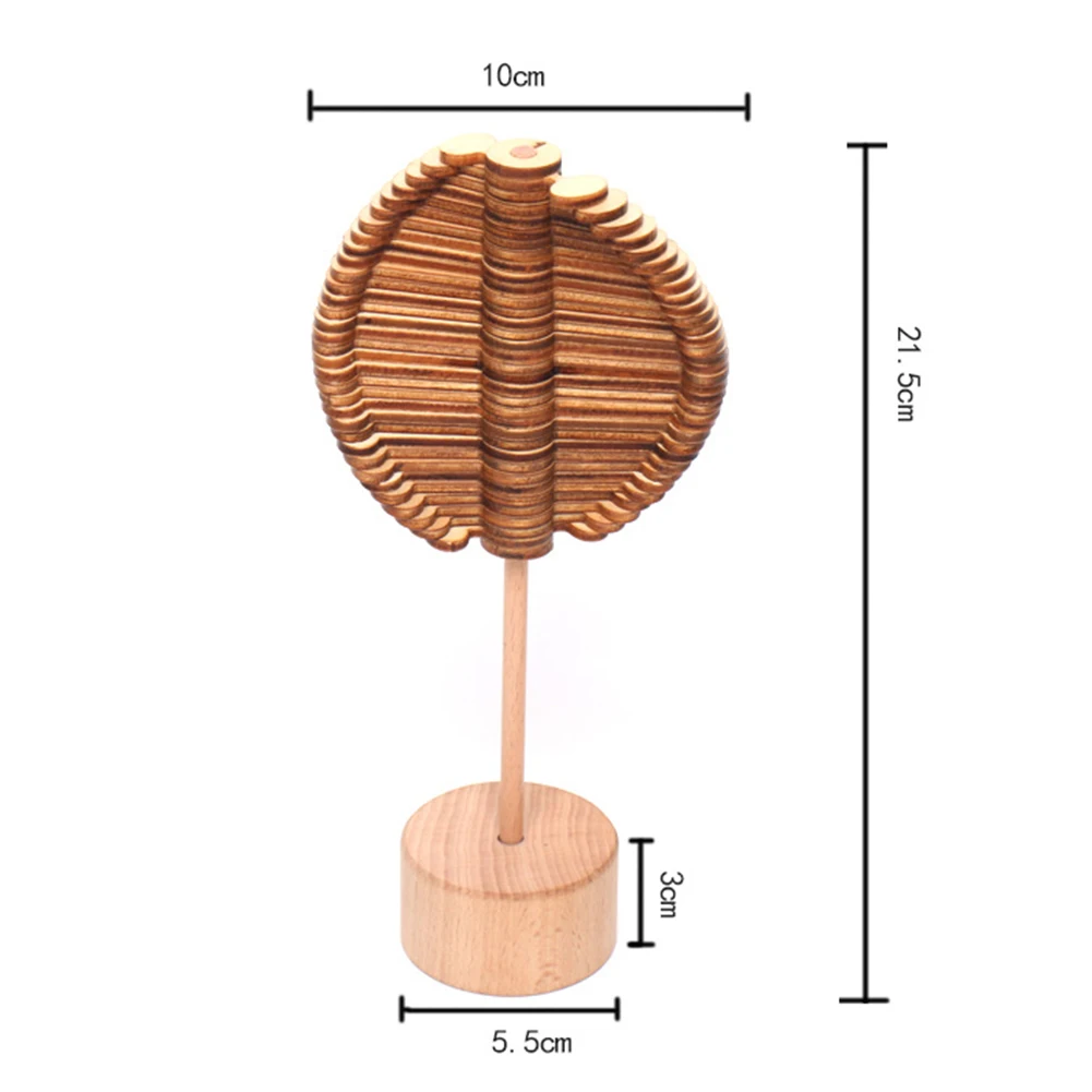 Candywood деревянная игрушка Helicone леденец детская математическая игрушка вращающийся леденец волшебная палочка снятие стресса Домашний Настольный Декор для детей и взрослых
