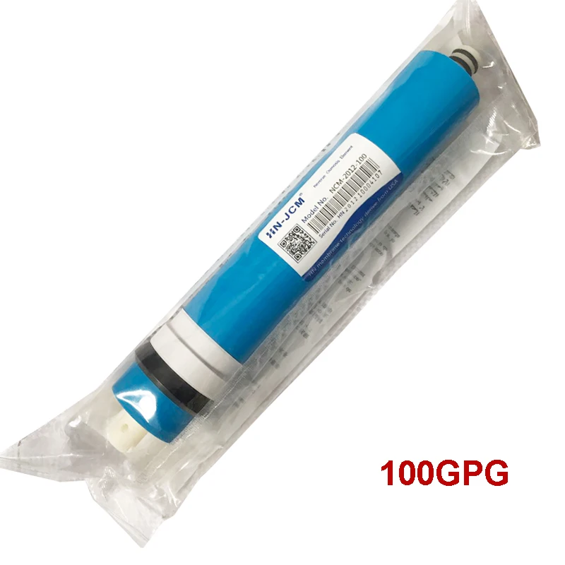 Koop 100 GPD droog NCM RO membraan voor behuizing residenti euml;le water filter purifier behandeling omgekeerde osmose systeem NSF ANSI Standaard