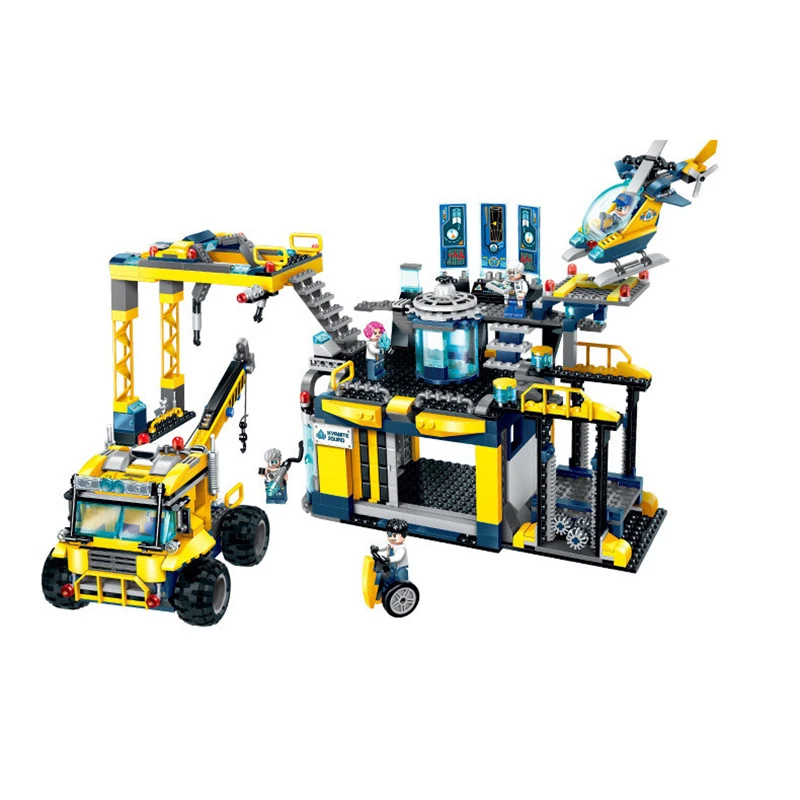 

mylb Construction Engineering Technic Kyanite Squad Ploration Base Educational Building Block Brick Toy for children without box