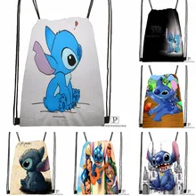 Индивидуальная стежка походная сумка на шнурке, милый рюкзак для детей(черная спинка) 31x40 см#180531-03-06