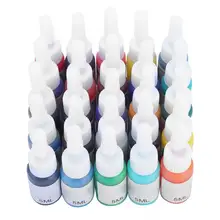 25 шт для профессионального микроблейдинга набор чернил долговечные татуировки для тела пигментные чернила