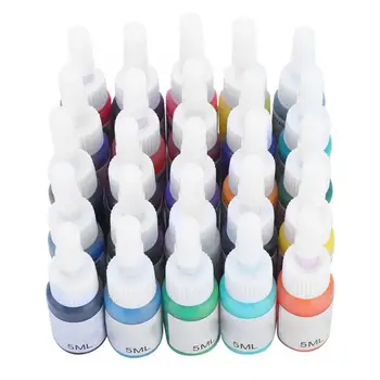

25Pcs Professional Microblading Tattoo Inks Set Longlasting Body Tattoo Practice Pigment Ink