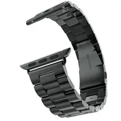 Классический металлический Нержавеющая сталь ремешок для Apple watch Series 4 44 мм 40 мм ремешок для часов Ремешок для iWatch 3/2/42 мм 1 38 мм
