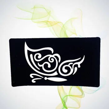 

Lace Butterfly Fake Tattoo Stencils Women Girl Body ARt ARm Henna Tattoo Tempalte Sticker For Airbrush Drawing Paint HG51