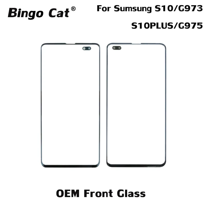 

Original Quality Front Screen Outer Glass Lens Replacement For Samsung Note 10 plus S10 Plus S10E External LCD Screen Repair