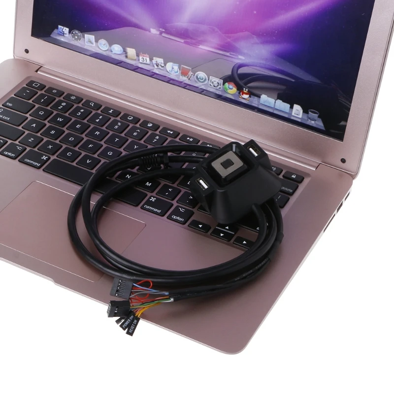 كمبيوتر مكتبي PC حالة امدادات الطاقة على/قبالة إعادة زر التبديل موسع كابل