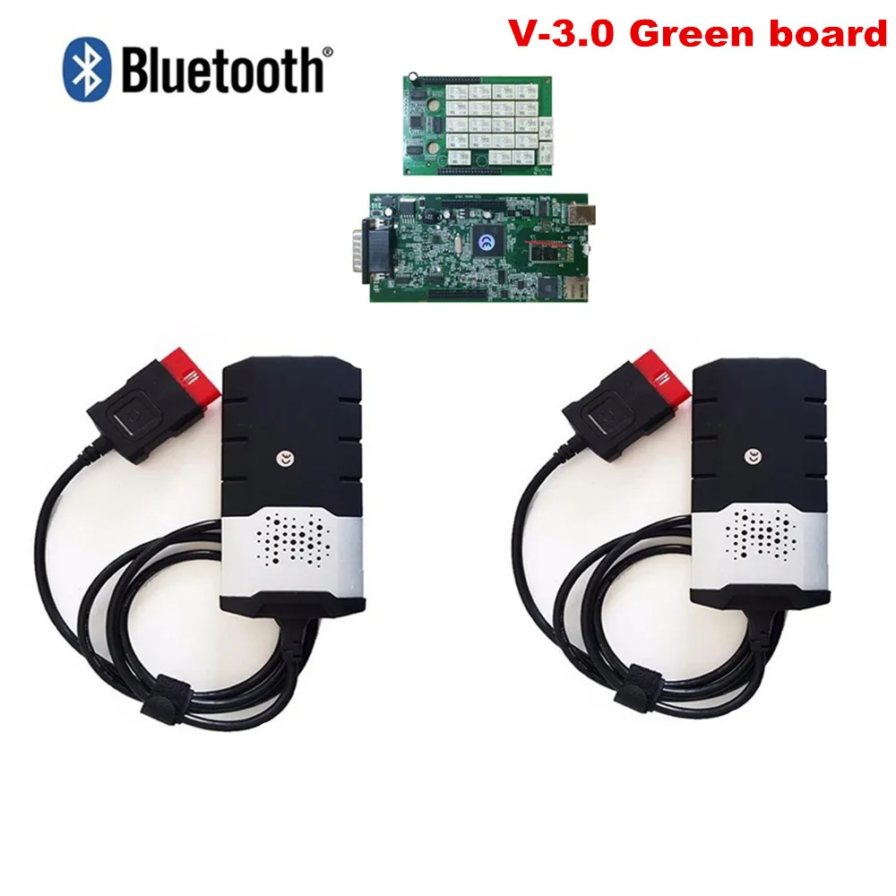 2 шт./лот. R3 Keygen/Новинка,0 для delphis с Bluetooth VD ds150e CDP tcs cdp pro plus obd сканер obdii для автомобилей грузовиков - Цвет: with bluetooth