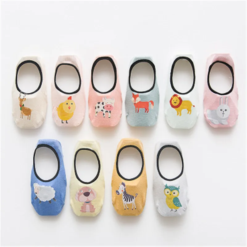 

3 Pairs New Baby Girls Boy Animals Socks Wholesale Unisex Non Slip Baby Socks Infant Socks For 0-4 years old boys and girls 2018
