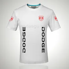 

High quality 100% Cotton Dodge print T-shirt short sleeve tshirt fashion women and men's clothes