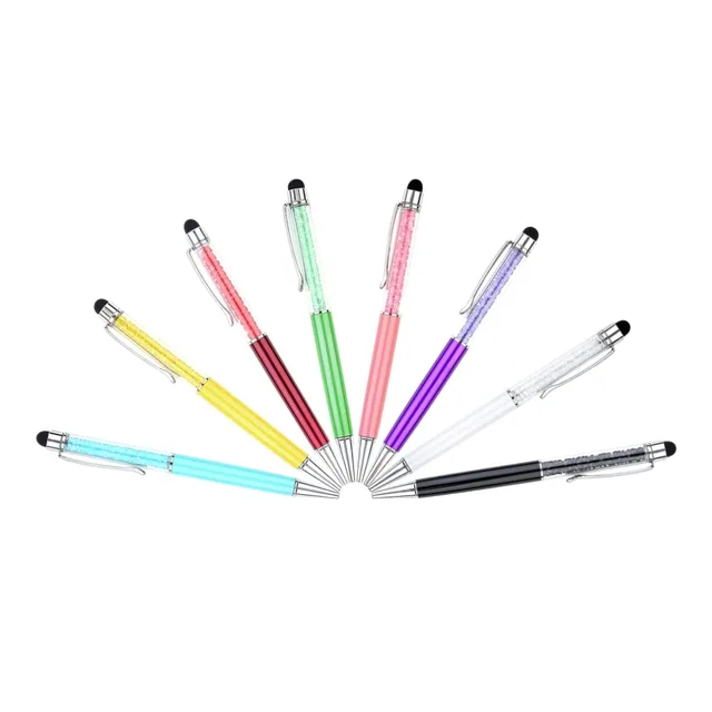 New Crystal 2 in1 Touch Screen Stylus Ballpoint Pen for iPhone Smartphone Wholesale New Crystal 2 in1 Touch Screen Stylus Ballpoint Pen for iPhone Smartphone Wholesale
