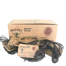 Коробка(60 корней) восковая пеньковая веревка сигары воспламеняют шпагат аксессуары для сигар принадлежности для курения восковая веревка сгорания кусок подарок