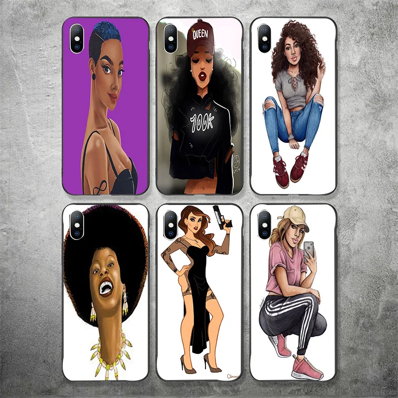 

Yinuoda Fashion Girl Phone Case DIY Photo Phone Case Custom Picture Soft TPU Cover For iPhone X XR XS MAX 7 8 7plus 6 6S 5S 5 SE