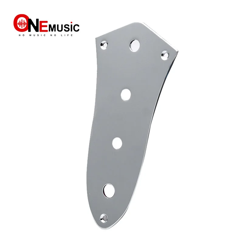 

Wired Control Plate for Jazz Bass Electric Guitar Chrome