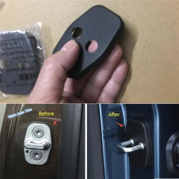 

Lapetus Car Styling Inner Door Lock Protector Buckle Decorative Cover Trim 4 Pcs Fit For Peugeot 3008 3008GT 2017 - 2020 Plastic