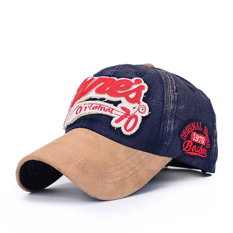 2019 весна унисекс хлопок бейсболки с вышивкой буквы Мальчики Snapback папа шляпы
