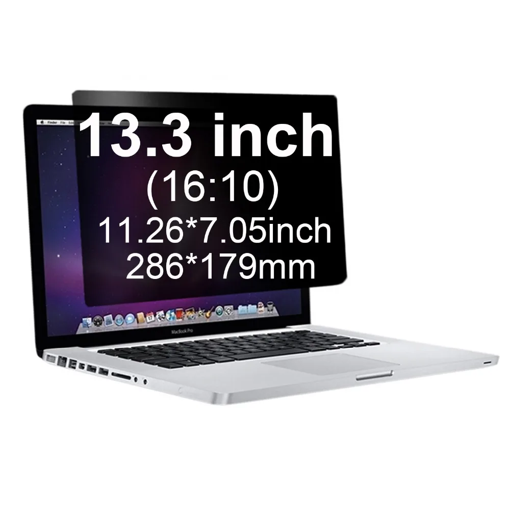 

YOSON 13.3 inch 16:10 Display Filter 11.26x7.05inch/286x179mm Widescreen Privacy Filter Privacy Screen Film Protection
