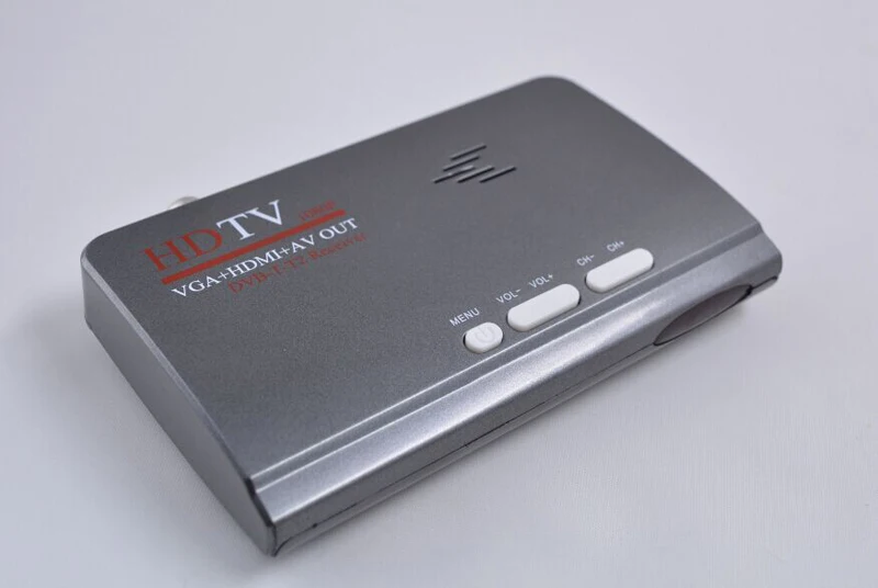 1080P HD DVB-T2 DVB-T Смарт ТВ приставка AV к VGA ТВ приставка HDMI VGA AV USB MPEG4 DVB-T2 приёмник, включите компьютер к телевизору