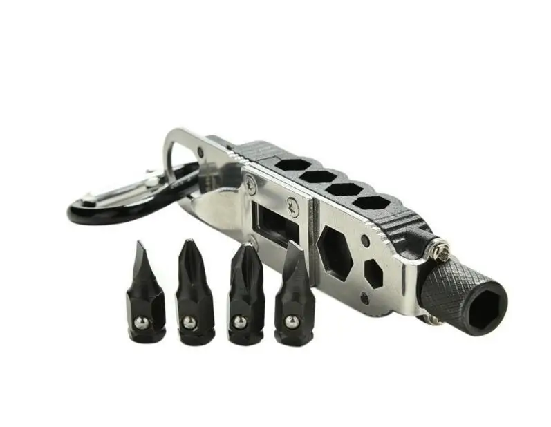 

Magic Multifunction Screwdriver Sets MiniTools Portable Pocket Keychain Screwdriver With Phillips Slot Hex Screwdriver LED Light