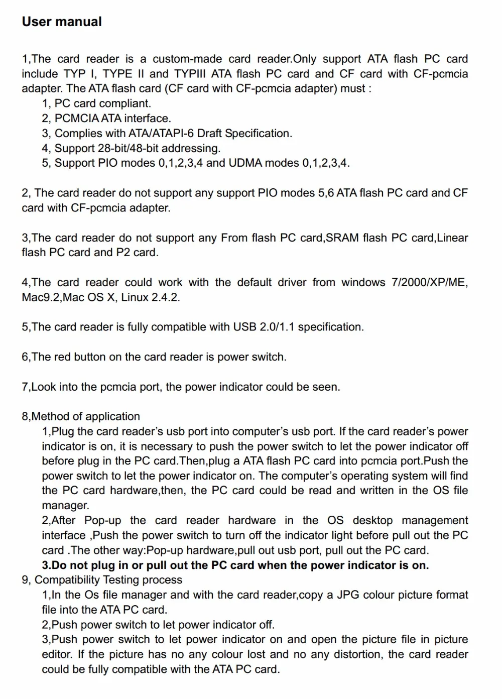 USB to PCMCIA