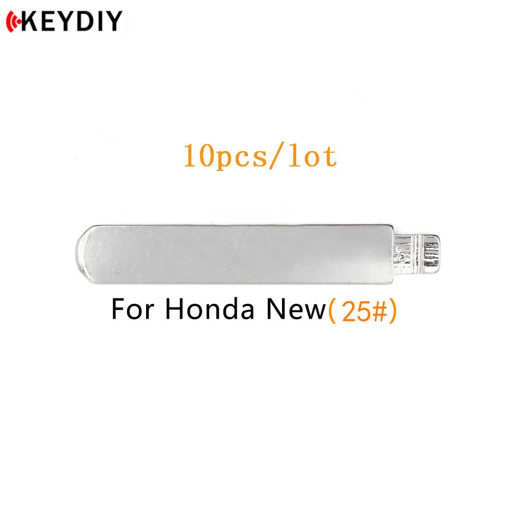 

KEYDIY 10 pcs/lot Metal Blank Uncut Flip KD/VVDI/JMD Remote Key Blade Type #25 for All New Honda Accord Fit Odyssey HON66