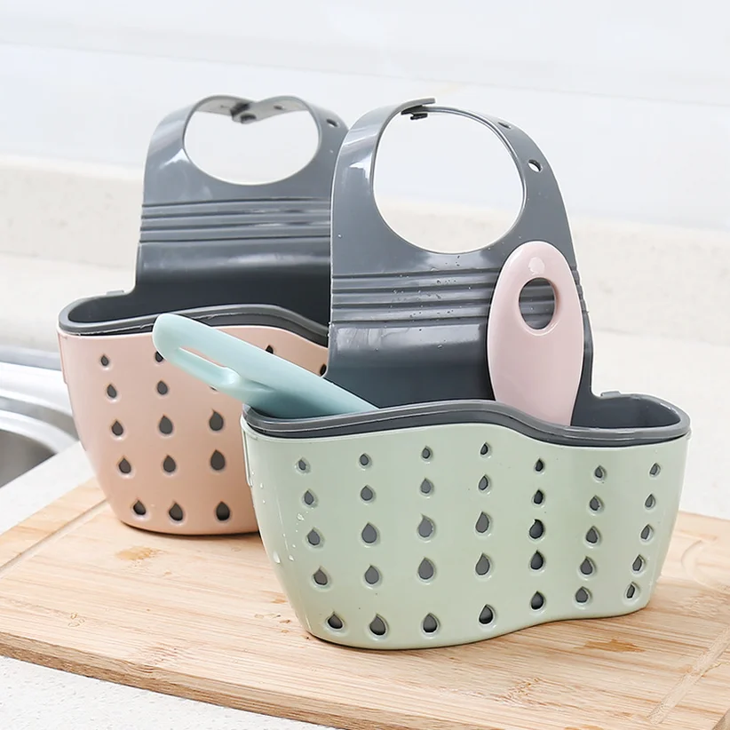 

Sink Shelf Soap Sponge Drain Rack Bathroom Holder Kitchen Storage Suction Cup Kitchen Organizer Sink kitchen Accessories Wash
