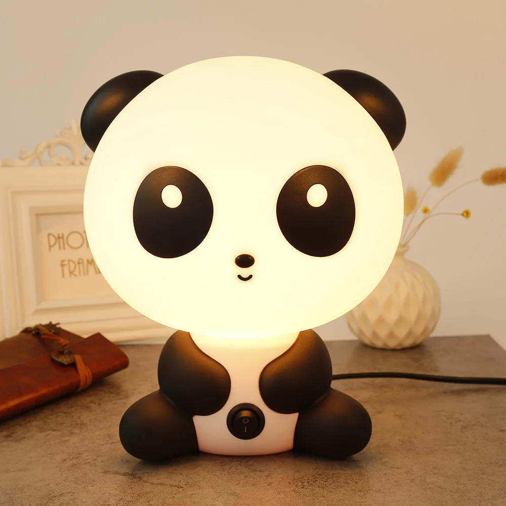 

Cute Panda Baby Nursery Bedside Lamp Night Light Warm Table Floor Lamp For Home Energy Saving