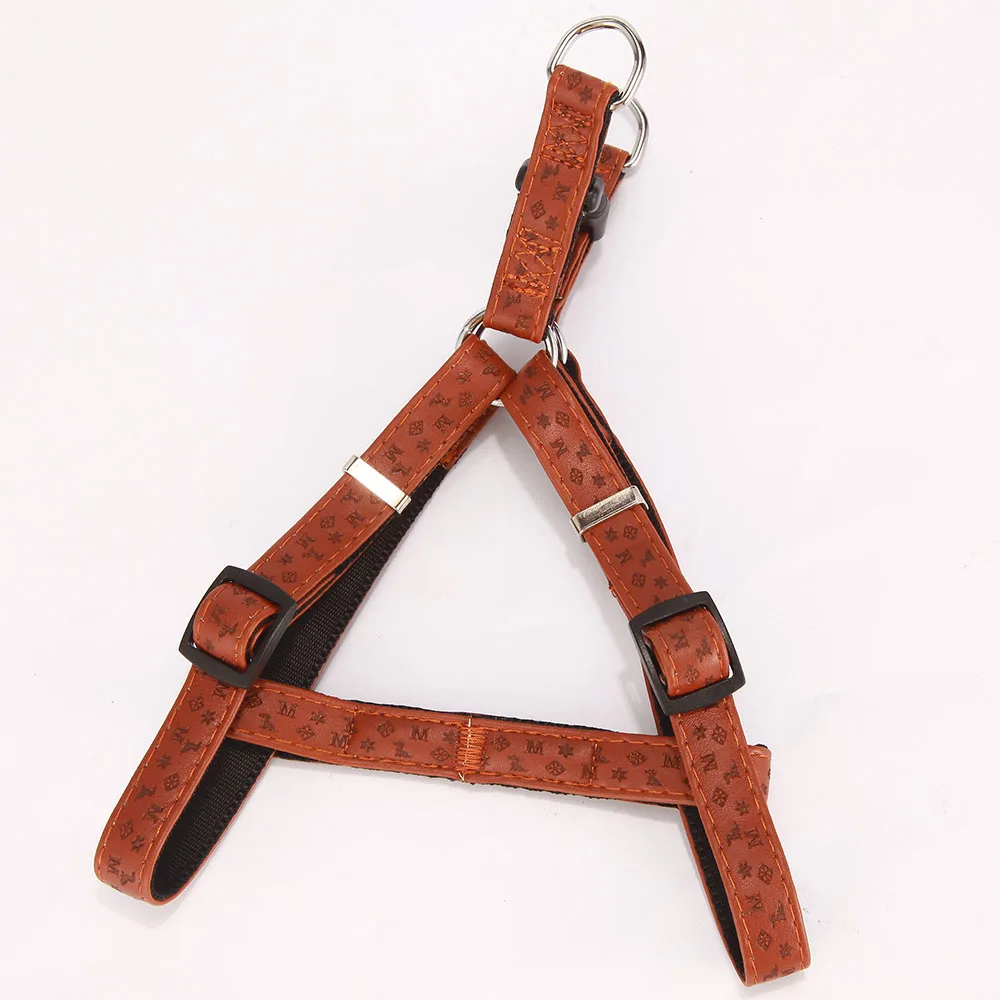 dog harness brown