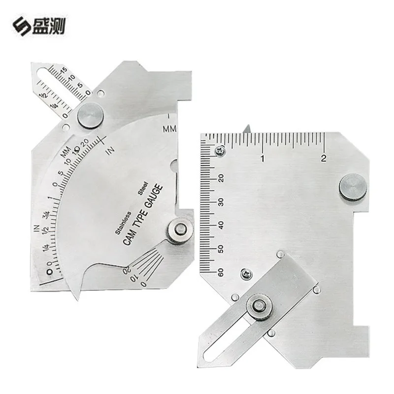 Нержавеющая сталь мост Cam сварочный Манометр 0-50 мм сварочный аппарат Тесты локтевой проверка сварки Калибровочная линейка D1031