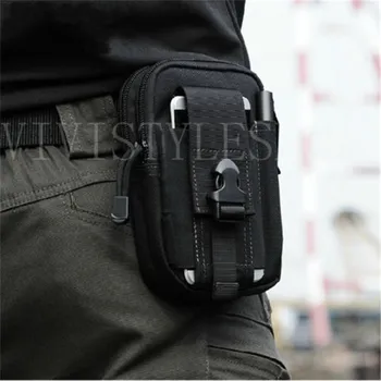 

Men's Outdoor Tactical Molle Waist Pack Fanny Phone Pouch Belt Bag Camping Hiking Bag