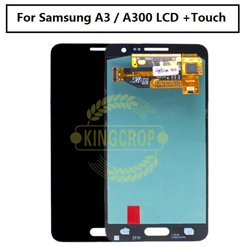

Super AMOLED For Samsung Galaxy A3 A3000 A300 A300X A300F LCD display with touch screen digitizer Assembly + tools free shipping