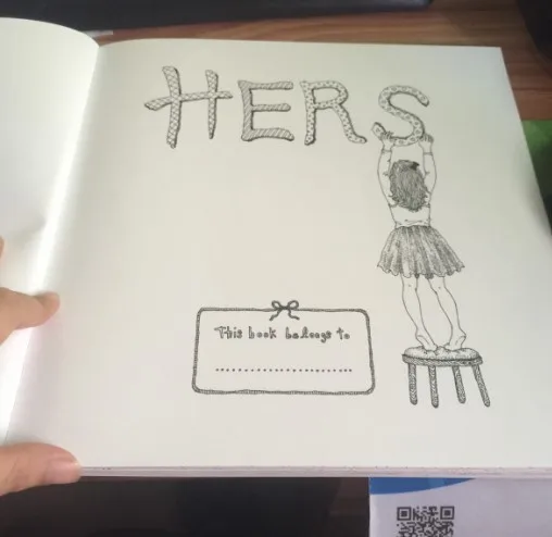 HERS Graffiti Coloring Book An Inky Treasure Hunt Painting Drawing Books For Children Adult Relieve Stress Prenatal Education In From Office School