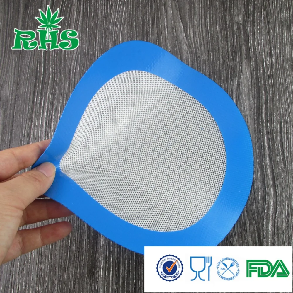 2pcs 8 Inch Round Silicone Baking Pastry Mat Non Stick Silicon Wax