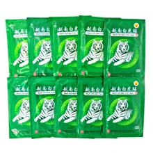 104pcs White Tiger Balm Chinese Herbs Medical Plaster of Joint Pain Back Neck Curative Plaster Tiger Balm Kneeling At Arthritis