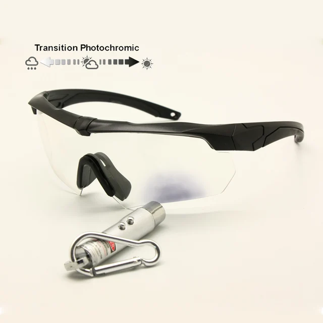 $US $13.95  Transition Photochromic Ballistic Polarized Army Sunglasses Military Goggles Tactical Sports Glasse