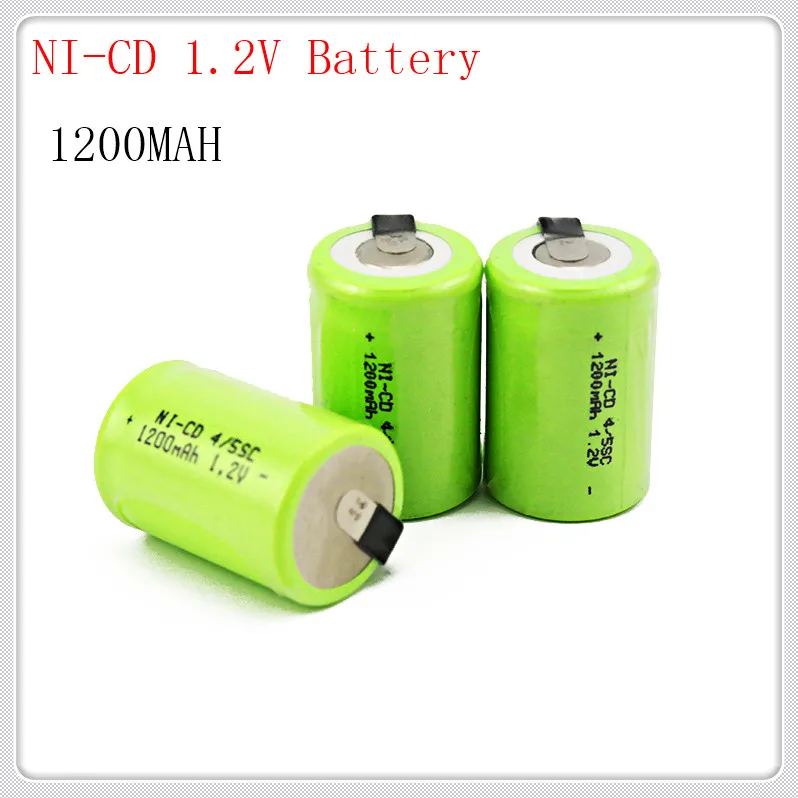 Very Cheap! 15pcs NI CD battery 1.2V li ion 4/5 SC battery Rechargeable