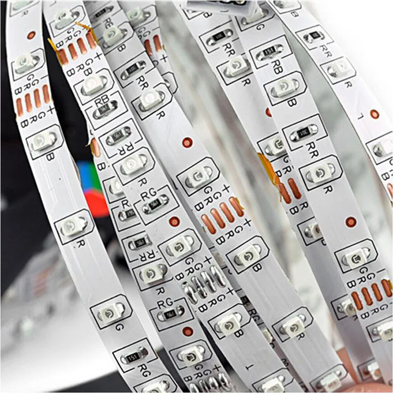 Светодиодный светильник 5 В/12 в 1 м 10 SMD3528 60 светодиодов/м Теплый Холодный белый