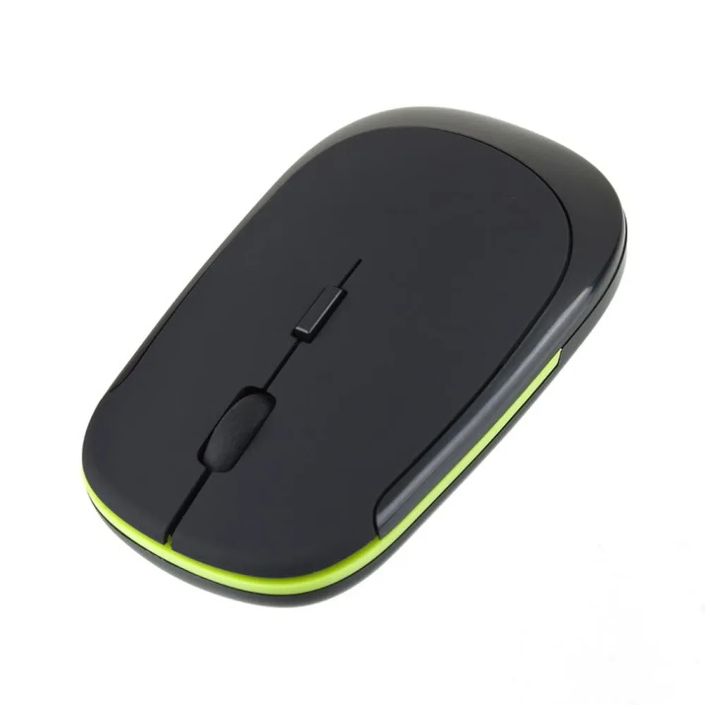 Ergonomically Designed Comfortable 2 4GHz Ultra Slim Mini 1600DPI USB Wireless Optical Mouse Silver For PC