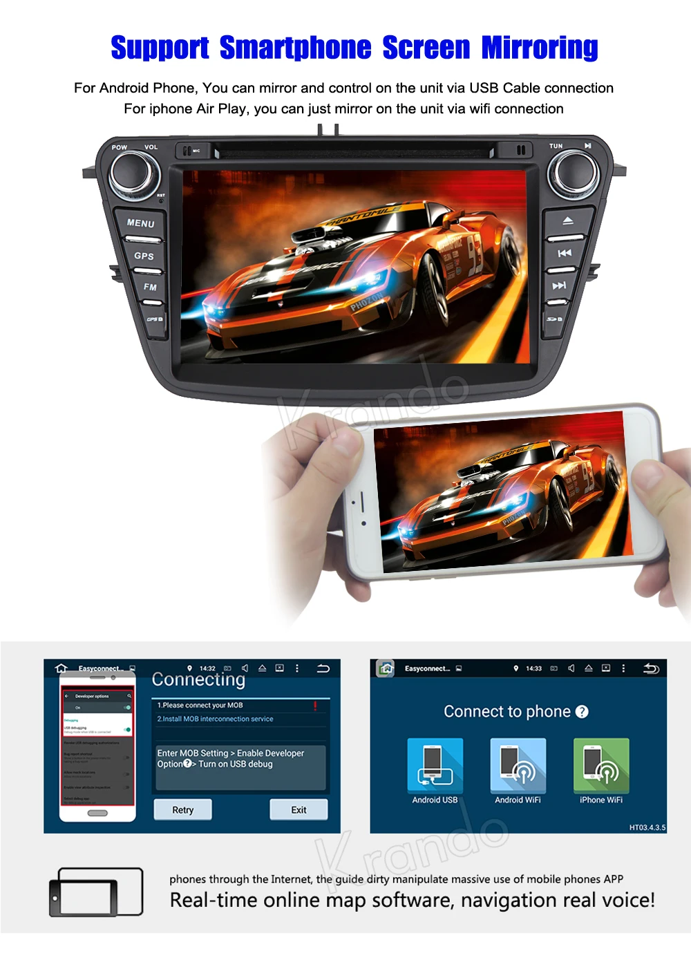 Flash Deal Krando 7" Android 8.0 car audio radio gps dvd player navigation for Ford Escort 2015+ multimedia system WIFI 3G DAB+ 8 Flash Deal Krando 7" Android 8.0 car audio radio gps dvd player navigation for Ford Escort 2015+ multimedia system WIFI 3G DAB+ 8