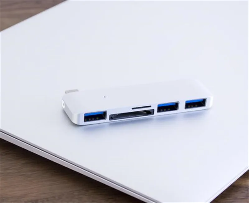 USB 3,0 5 в 1 OTG кардридер металлический кардридер usb type-C TF концентратор + SD TF кардридер Micro SD кардридер для ноутбука ПК телефон