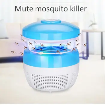 

LED Inhaled mosquito killing lamp USB interface anti mosquito killer lamp mosquito trap mosquito lamp blue green free shipping