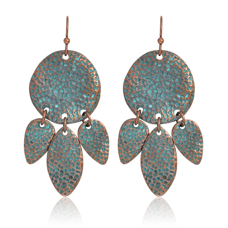 Geometric Earrings Creative Jellyfish Shape Cute Retro Indian national style Drop earrings for Women Jewelry | Украшения и