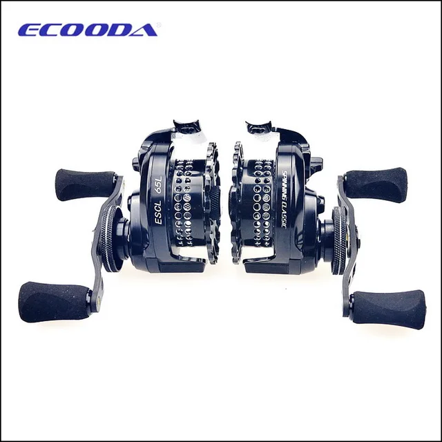 Cheap Ecooda Japanese shaft drop shot draft fishing reel ESCL 65L 65R