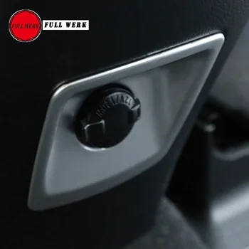 

ABS Chrome Car Rear Cigarette Lighter Trim Decoration Cover Sticker Sequins for RAV4 2018 Interior Mouldings Accessories