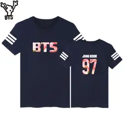 BTS футболка музыка Bangtan Футболка женская прикол Поклонники красочные печатные футболка женская мода рок короткий рукав в 3xl хлопок 2017