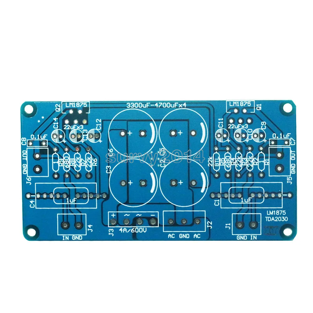 LM1875 LM1875T LM675 TDA2030 TDA2030A печатная плата усилителя мощности