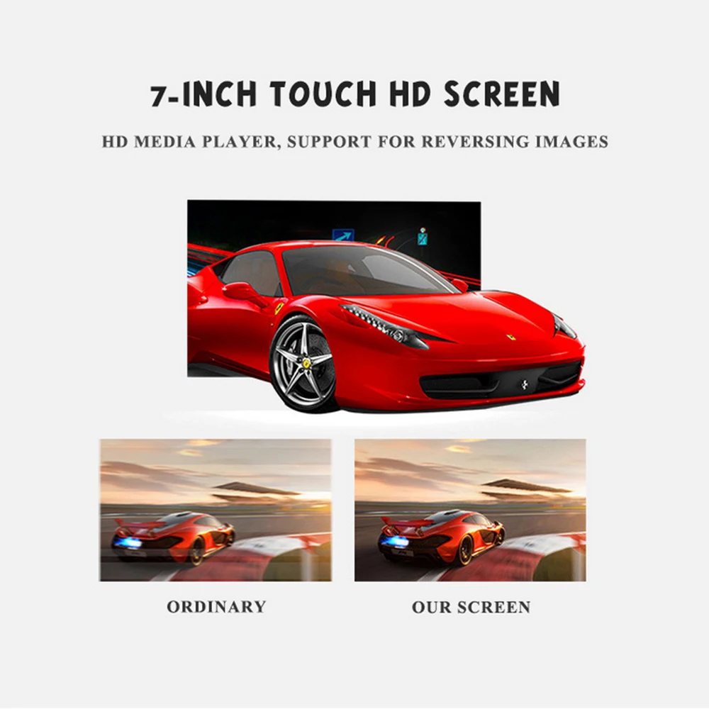 Best Auto Multimedia Autoradio 1 Din Car Video MP5 Player 7 Inch HD Touch Screen Bluetooth FM Radio European GPS Map USB Mirror link 17