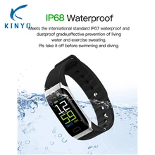 IP68 Водонепроницаемый Смарт Браслет Монитор артериального давления трекер сна умный фитнес-браслет пульт дистанционного управления камерой красочные SmartBand