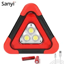 Портативный прожектор 5 режимов COB светодиодный рабочий свет USB Перезаряжаемый 18650 Водонепроницаемый фонарик прожектор Наружное зарядное устройство освещение