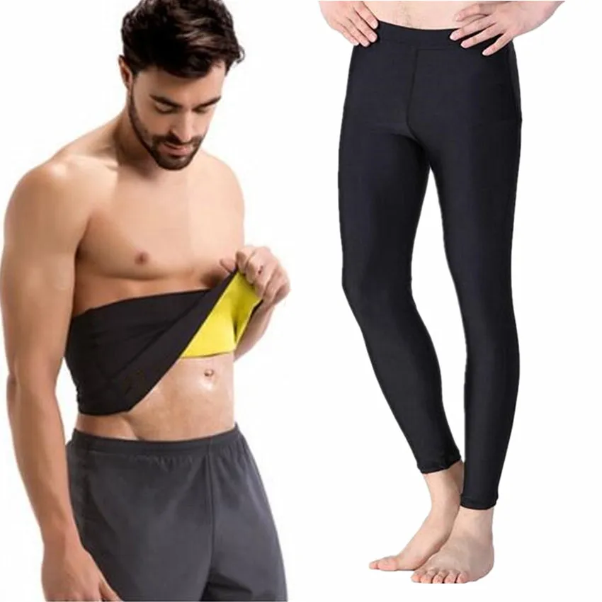 Us 6 0 50 Off Shapers Men Compression Slimming Belt Workout Pants Neoprene Sauna Sweat Fitness Waist Trainer Body Slim Shaper Tongguo Shapers In